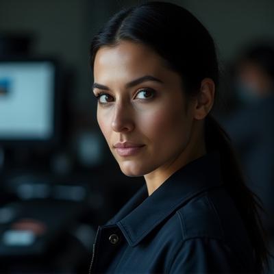 Portrait von Sophia Bauer, der leitenden Ingenieurin bei HydraCraft